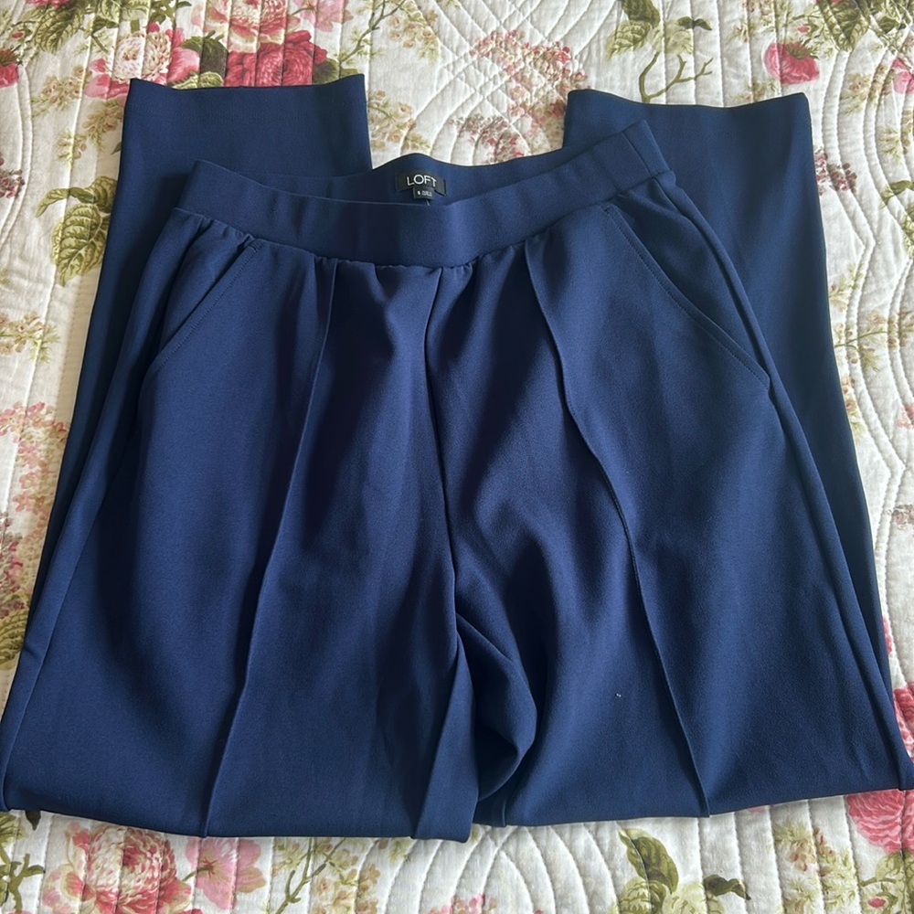 LOFT Blue Straight Leg Pants